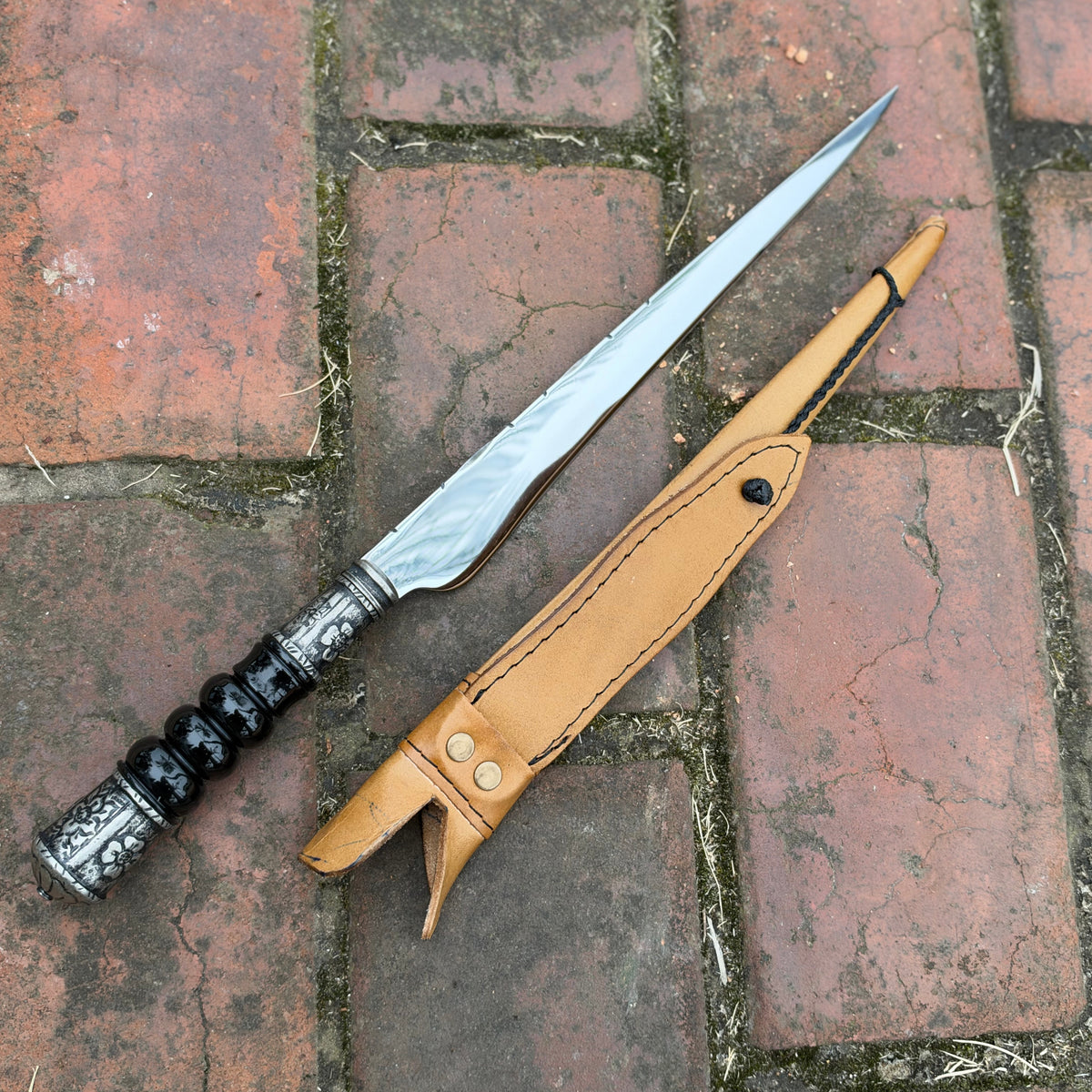LINGUA DE CHIMANGO CABO BLACK TORNEADO 10”
