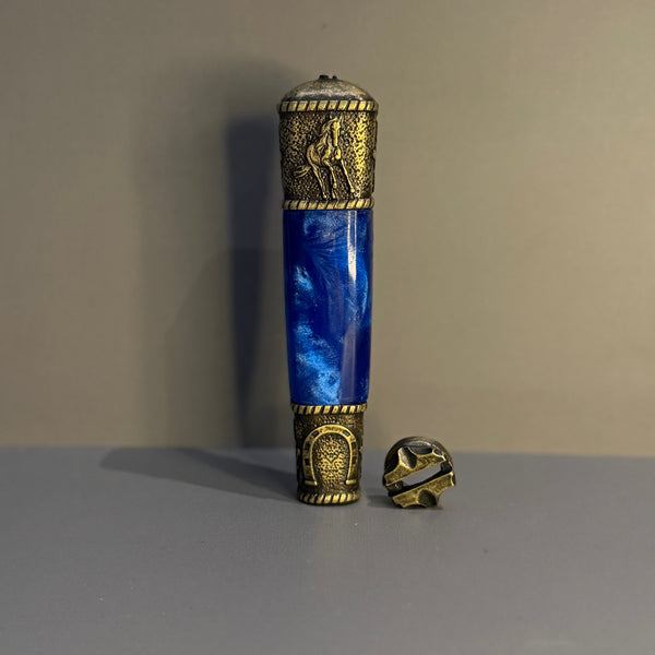 CABO CAVALO BLUE + BOTÃO