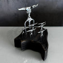 PETISQUEIRA CROMO - BASE PRETO