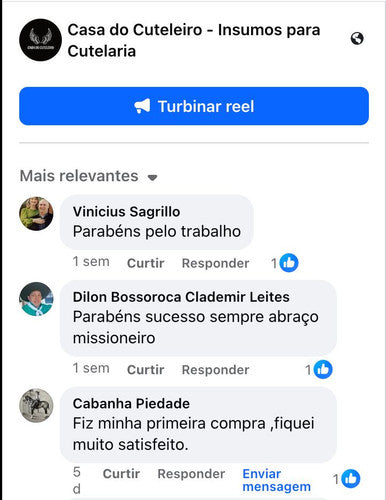 Comentários de clientes